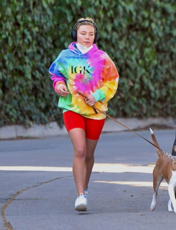 Florence Pugh Tie-dye Hoodie | Universal Jacket