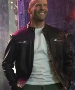 Jason Statham The Expendables 4 Leather Jacket
