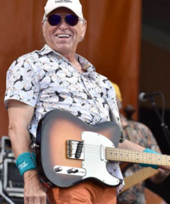Jimmy Buffet White Floral Shirt 2023