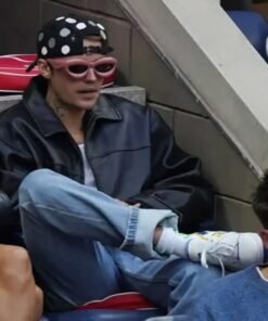 Justin Bieber Us Open 2023 Black Jacket