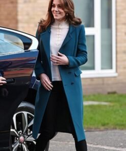 Kate Middleton Teal Blue Coat 2023