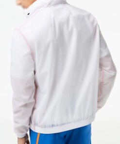 Lacoste Tennis x Novak Djokovic Zip-Up White Jacket