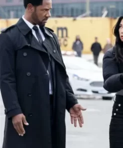 Marcus Dante The Equalizer Black Trench Coat 2023