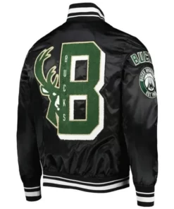 Milwaukee Bucks Mash Up Capsule Satin Jacket 2023
