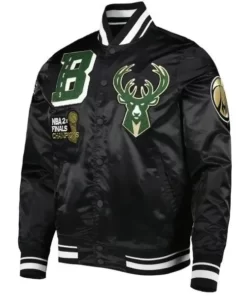Milwaukee Bucks Mash Up Capsule Satin Jacket