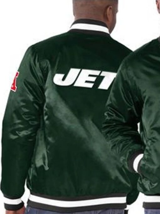NBA Starter New York Jets Dark Green Varsity Jacket
