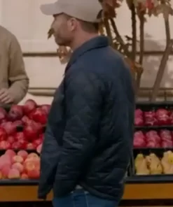 Notes Of Autumn Luke Macfarlane Black Quilted Jacket 2023