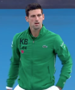 Novak Djokovic Kobe Bryant Green Jacket 2023