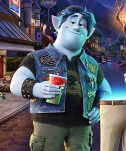 Onward Barley Lightfoot Blue Vest With Patches