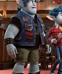 Onward Barley Lightfoot Blue Vest With Patches 2023