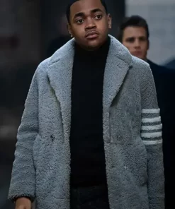 Power Book II Ghost Tariq St. Patrick Shearling Coat 2023