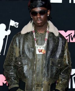 Rema Afrobeats Awards 2023 Leather Jacket