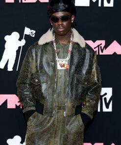 Rema Afrobeats Awards Leather Jacket