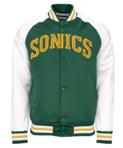 Seattle Supersonics Prime Time Satin Jacket