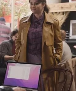 Selena Gomez Only Murders In The Building S03 Brown Coat