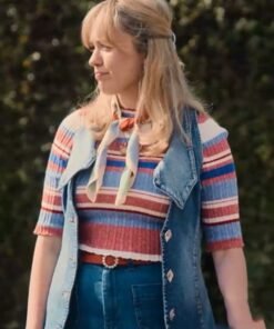 Sex Education Season 4 Aimee Lou Wood Denim Vest