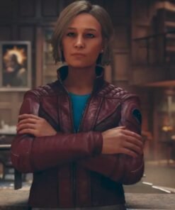 Starfield Sarah Morgan Maroon Jacket