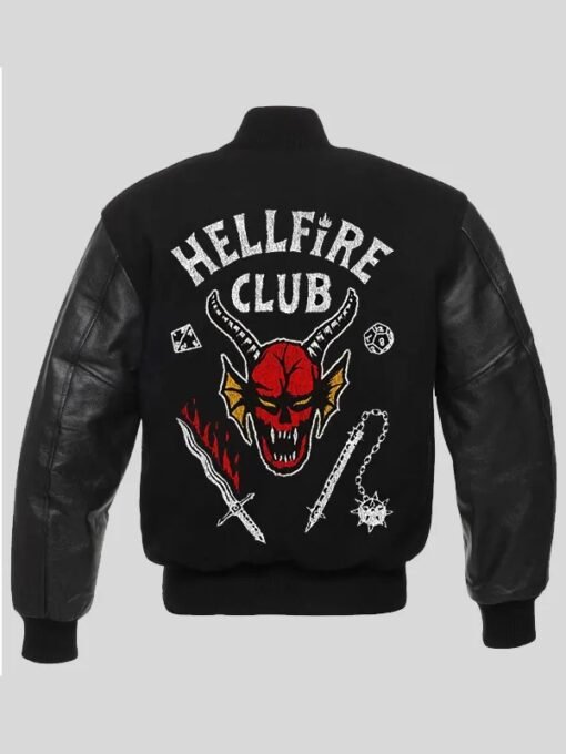 Stranger Things S04 Hellfire Club Varsity Jacket 2023