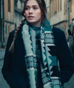 Surprised By Oxford Caro Drake Blue Trench Coat 2023