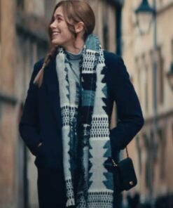 Surprised By Oxford Caro Drake Blue Trench Coat