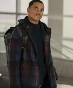 Tariq St. Patrick Power Book II Ghost Long Plaid Coat