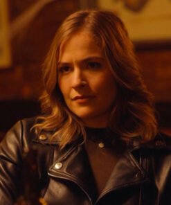 The Jester 2023 Lelia Symington Black Leather Jacket