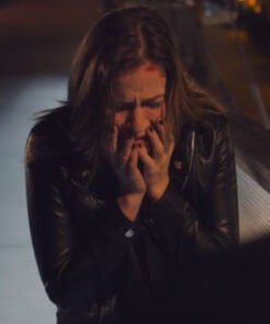 The Jester 2023 Lelia Symington Black Leather Jacket