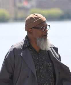 The Kill Room 2023 Samuel L. Jackson Grey Coat 2023