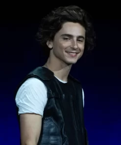 Timothée Chalamet Leather Vest