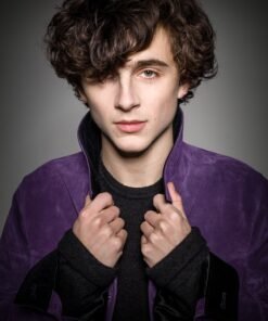 Timothée Chalamet Red Carpet Purple Jacket