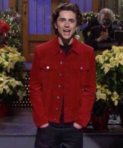 Timothée Chalamet Suede Jacket