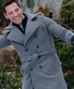 Unforgettable Christmas 2023 Wilson James Gray Wool Coat