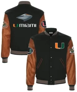 University Of Miami Hurricanes Varsity Jacket