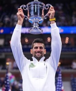 Wins The US Open For His Novak Djokovic 24 Title Jacket