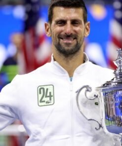 Wins The US Open For His Novak Djokovic 24 Title White Jacket 2023
