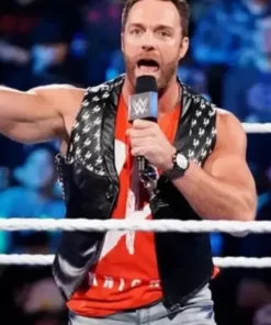 Wwe Smackdown La Knight Leather Vest 2023
