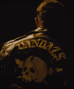 johnny the bikeriders 2023 tom hardy black leather jacket