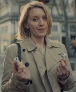 lupin ludivine sagnier brown coat