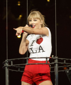 taylor swift i love la shirt for women