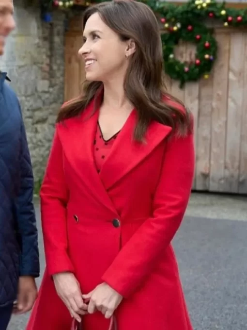 A Merry Scottish Christmas 2023 Lacey Chabert Coat