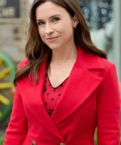 A Merry Scottish Christmas Lacey Chabert Trench Coat