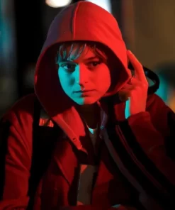 A Murder At The End Of The World S01 Darby Hart Coat