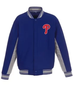 Accent Philadelphia Phillies Blue And Gray Jacket