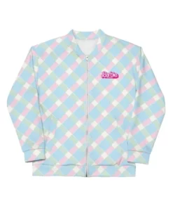 Barbie Plaid Bomber Jacket