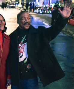 Candy Cane Lane Eddie Murphy Peacoat