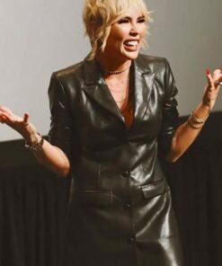 Desperation Road 2023 Nadine Crocker Leather Coat 2023