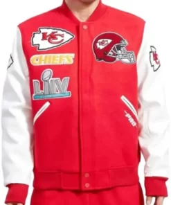 Kansas City Chiefs Logo Varsity Jacket