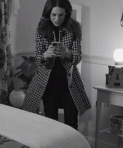Lyndsy Fonseca Where Are You, Christmas 2023 Coat