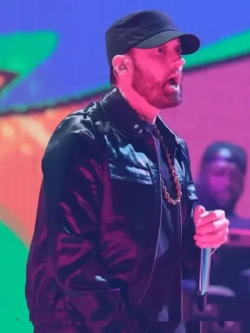 MTV Music Awards Eminem Leather Jacket 2023