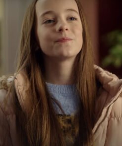 My Christmas Guide 2023 Ava Weiss Pink Puffer Jacket